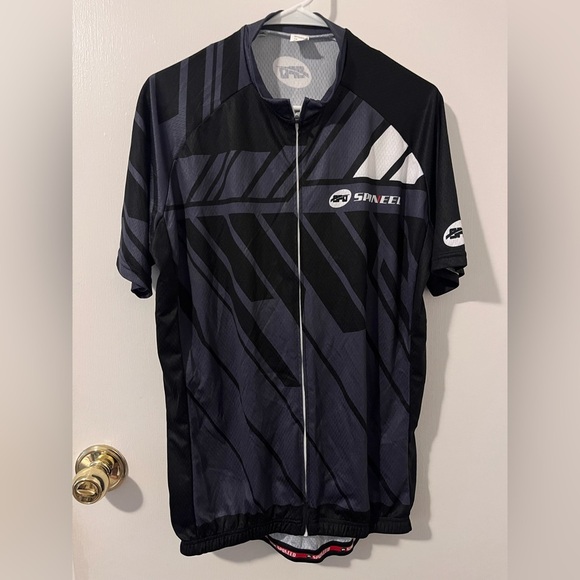Sponeed Full Zip Cycling Jersey w Pockets Extra Large - Picture 1 of 14